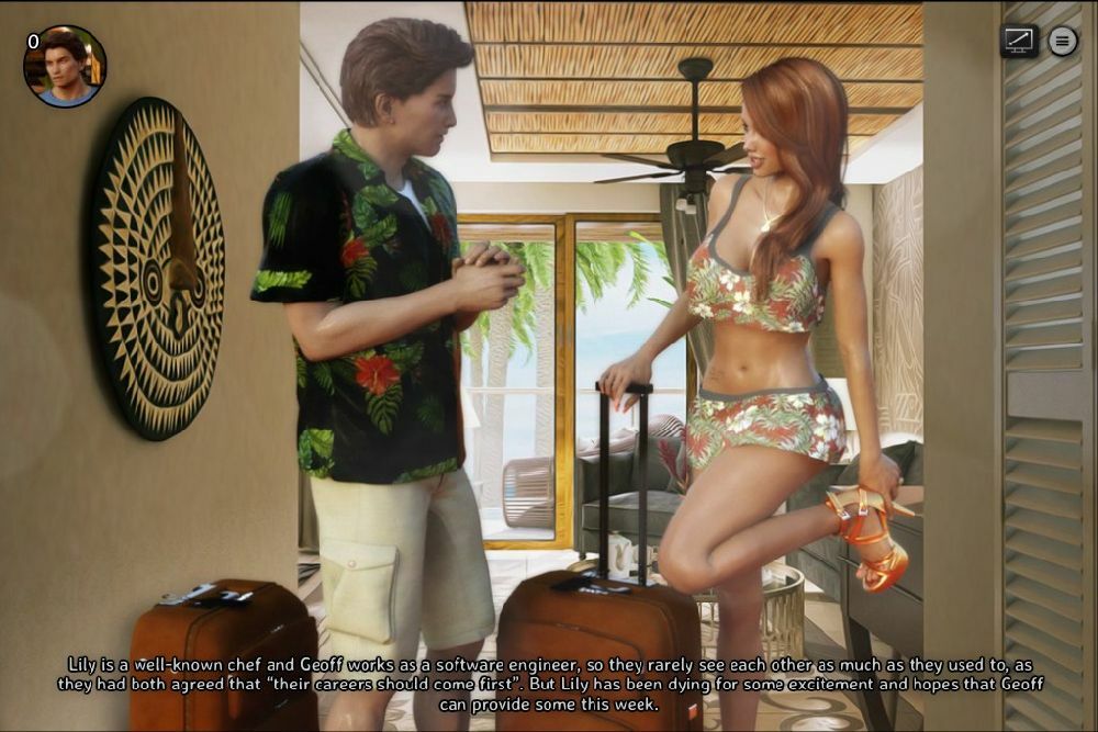 Lily in hawaii erotic game